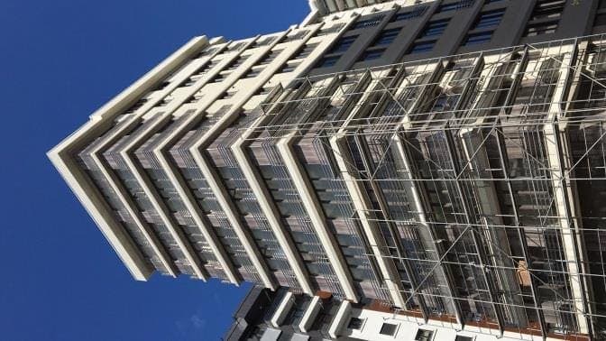 Aydınlar Apartmanı — Erenköy — şantiye görüntüsü