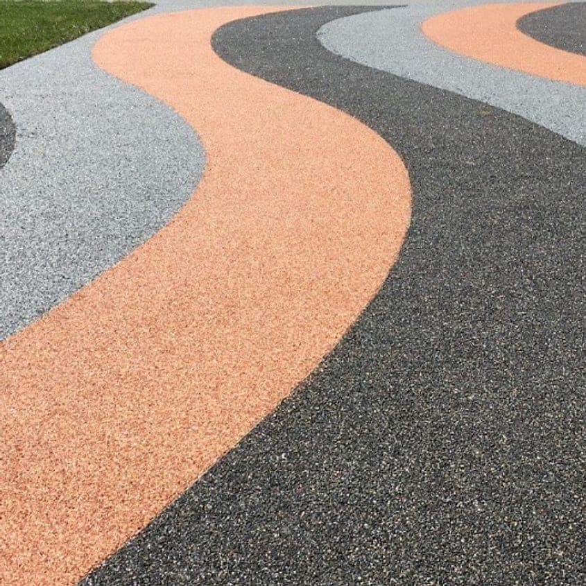 Stonecarpet yüzeyi yakın plan