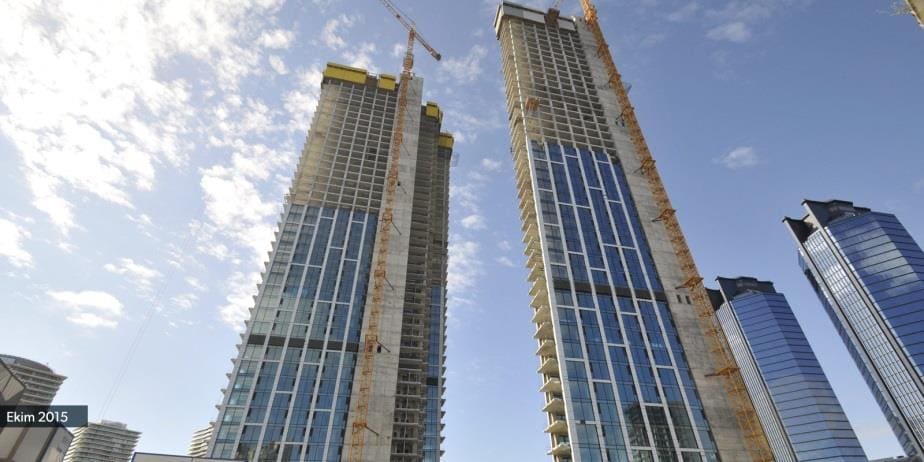 Çiftçiler Towers — Zincirlikuyu — şantiye görüntüsü
